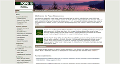 Desktop Screenshot of poperesources.com